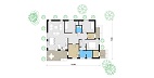 Casa modulare moderna con spazi ampi e luminosi, perfetta per ogni famiglia.